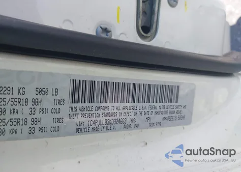 2019 Jeep Cherokee Altitude Fwd from USA, damaged, VIN 1C4PJLLB3KD324663